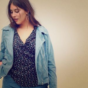 25$ Faux suede jacket NWT (size 20)